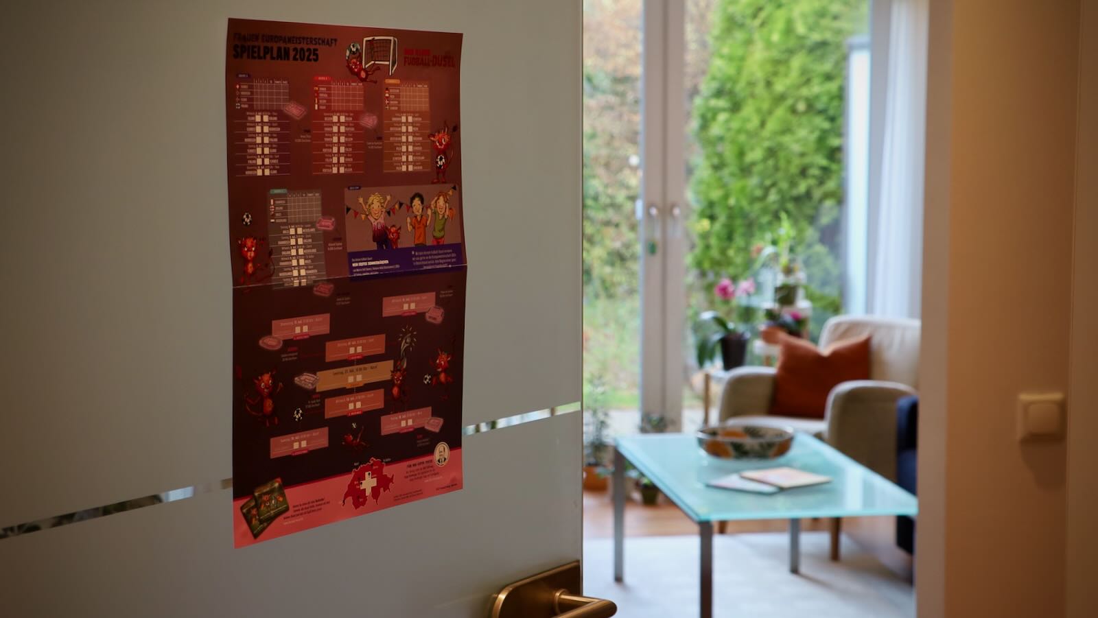 Glastür Wohnzimmer